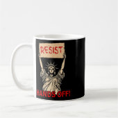 Mug Résiste Statue De La Liberté Mains Hors Prot (Gauche)