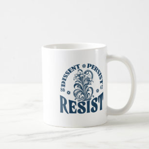 Mug Résister 8647 Dissidence Persiste Anti Trump Flora