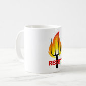 Mug Résister à la flamme et à la fourche (Devant gauche)