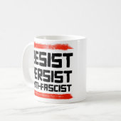 MUG RÉSISTER À PERSISTER ANTI-FASCISTE (Devant gauche)