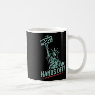 Mug Résister - Anti Trump Mains De Statue De La Libert
