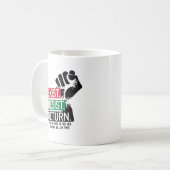 Mug Résister au retour existant La Palestine sera libr (Devant gauche)