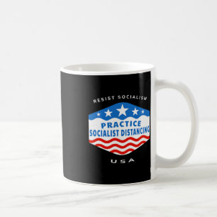 Mug Résister au socialisme - Pratiquer la distanciatio