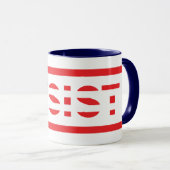 Mug RÉSISTER| Drapeau des États-Unis (Devant droit)