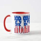 Mug Résister| Étoiles et stries (Gauche)