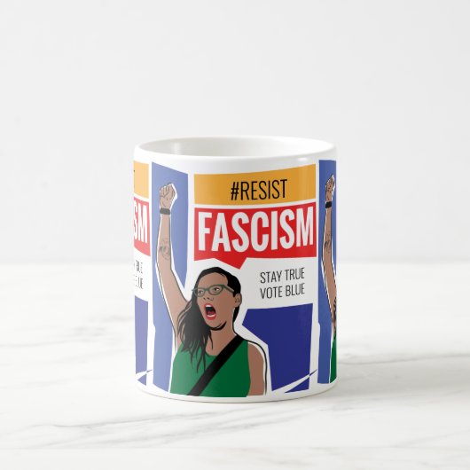 Mug Résistez à la boue du fascisme (Centre)