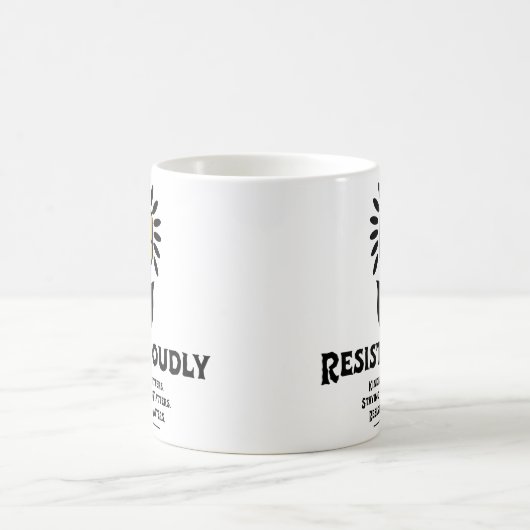 Mug Résistez à la grosse boue classique | Activiste an (Centre)