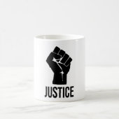 Mug Résistez à la justice augmentée de poing (Centre)