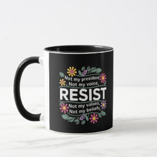 Mug Résistez à une protestation botanique subtile cont