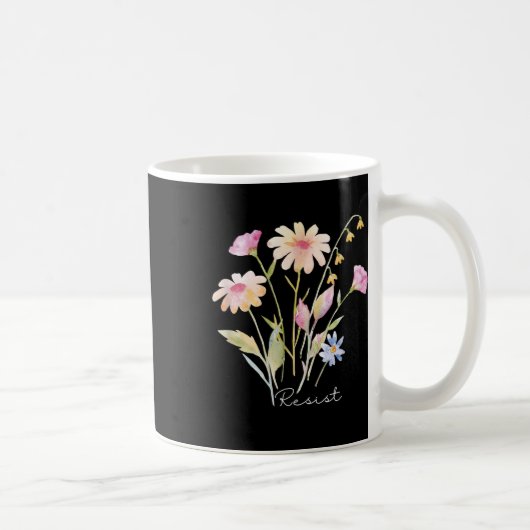 Mug Résistez à une protestation botanique subtile cont (Droite)