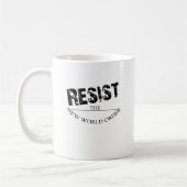 Mug Résistez au nouvel ordre mondial (Gauche)
