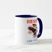 Mug Résistez comme c'est 1776 (Devant droit)