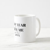 Mug Résolution de Nouvel An Motivation inspirante (Devant droit)