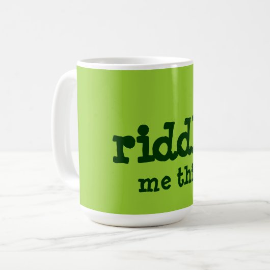 Mug résolvez-moi ceci (Devant gauche)