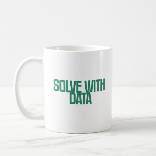 Mug Résoudre avec les données | Résolution analytique (Gauche)