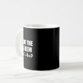 Mug Résoudre le problème 67 Mème Six Sept Élémentaire (Devant gauche)