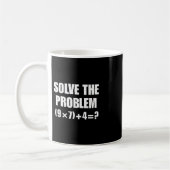 Mug Résoudre le problème 67 Mème Six Sept Élémentaire (Gauche)