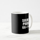 Mug Résoudre le problème 67 Meme Six Seven Elementary (Devant droit)