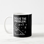 Mug Résoudre le problème drôle maths 67 mème enseignan (Gauche)