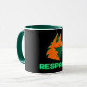 Mug RESPAWN – Logo Neon Gamer Fox (Devant gauche)