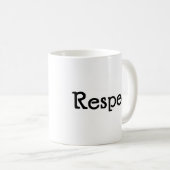 Mug Respect (Devant droit)