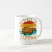 Mug Respect de la faune animale Le Capybara (Devant droit)
