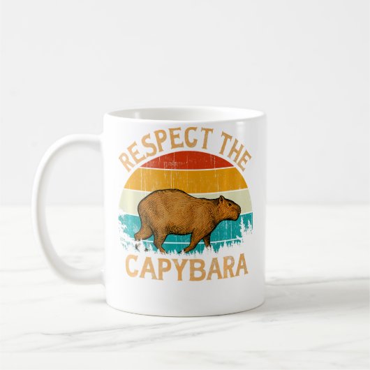 Mug Respect de la faune animale Le Capybara (Gauche)