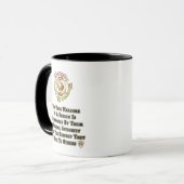 Mug Respect de l'intégrité honnêteté MXT (Devant gauche)