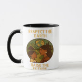 Mug Respect the Earth, Raise the Future (Gauche)
