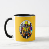 Mug Respect the Hustle Worker Illustration – Industria (Gauche)