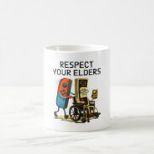 Mug Respect Your Elders Gaming Control Retro Funny (Centre)