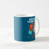 Mug Respect Your Elders Retro Gaming Funny Controller  (Devant droit)