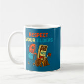 Mug Respect Your Elders Retro Gaming Funny Gamer Contr (Gauche)