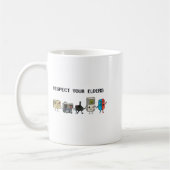 Mug Respect Your Elders Retro Gaming Funny Gamer Contr (Gauche)