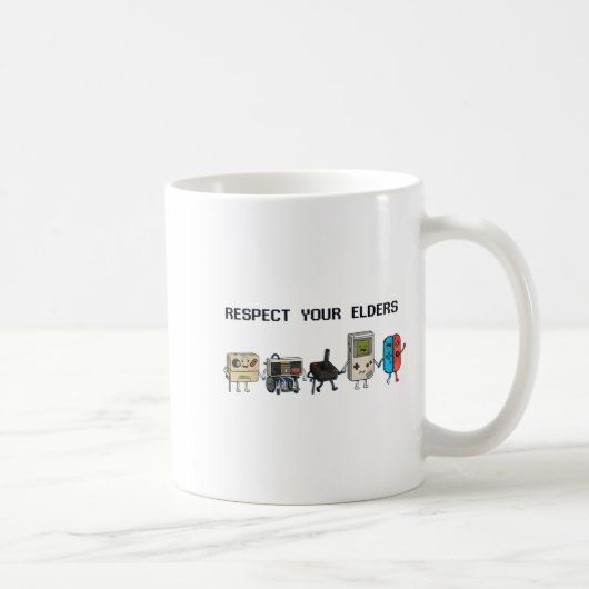 Mug Respect Your Elders Retro Gaming Funny Gamer Contr (Droite)
