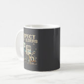 Mug Respect Your Elders Retro Gaming Funny Gamer Contr (Devant gauche)
