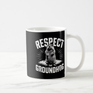 Mug Respecter la marmotte Jour de la marmotte Woodchuc