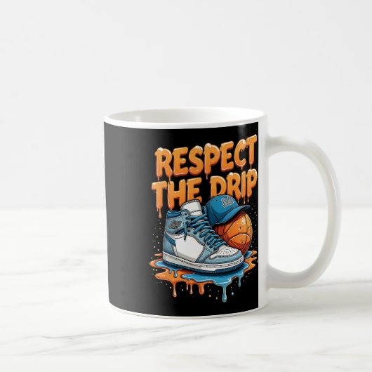 Mug Respecter le style de rue des baskets avec Drip (Droite)