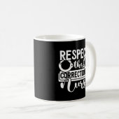 Mug Respecter L'Infirmière Correctionnelle Rn Infirmiè (Devant droit)