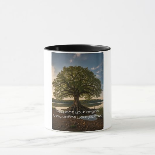 Mug Respectez la boue de vos racines (Centre)