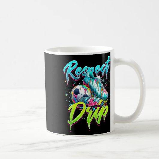 Mug Respectez La Lève De Crème De Soccer Drip Avec Sau (Droite)