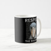 Mug Respectez Le Bec De Soie Oiseau Africain Aztèque O (Devant droit)