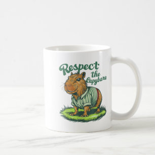 Mug Respectez Le Capybara - Photo Drôle de Rongeur Cap