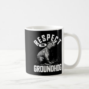 Mug Respectez le marmotte drôle animal Woodchuck _1