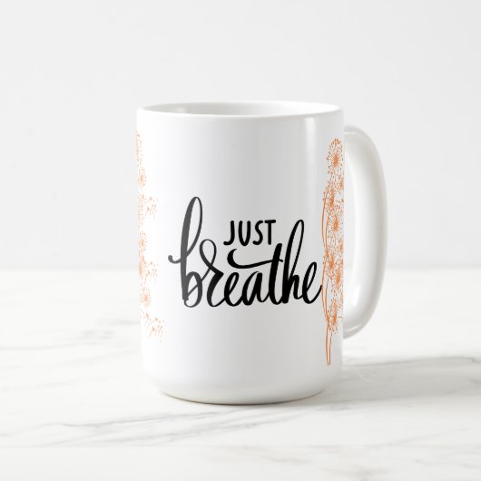 Mug Respire juste le café (Devant droit)