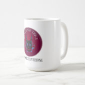 Mug Respiré une fois : Crâne de démon hypnotique (Devant droit)
