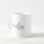 Mug Respire, Yoga, Citation Zen (Devant gauche)