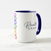 Mug Respirer et libérer | Belle Femme Ethérée (Devant droit)
