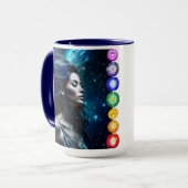 Mug Respirer et libérer | Belle Femme Ethérée (Devant gauche)