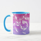 Mug Respirer la conception feuille Abstraite sur arriè (Gauche)
